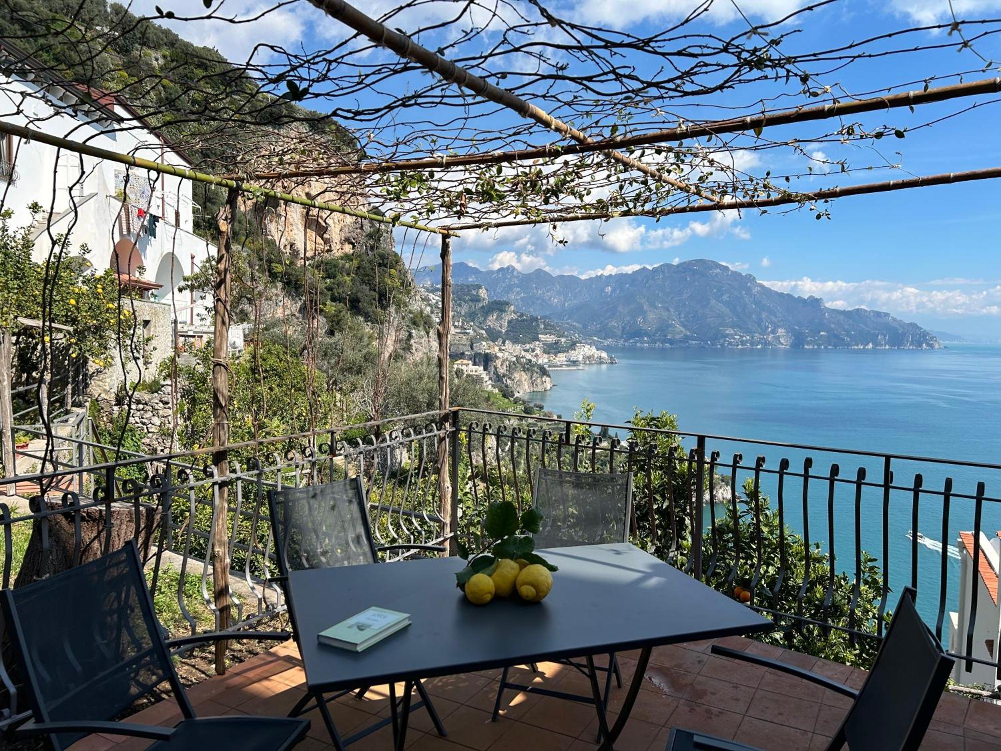 Villa Amalfi 51 Con Vista Mare, Giardino E Terrazze Conca dei Marini Exterior foto