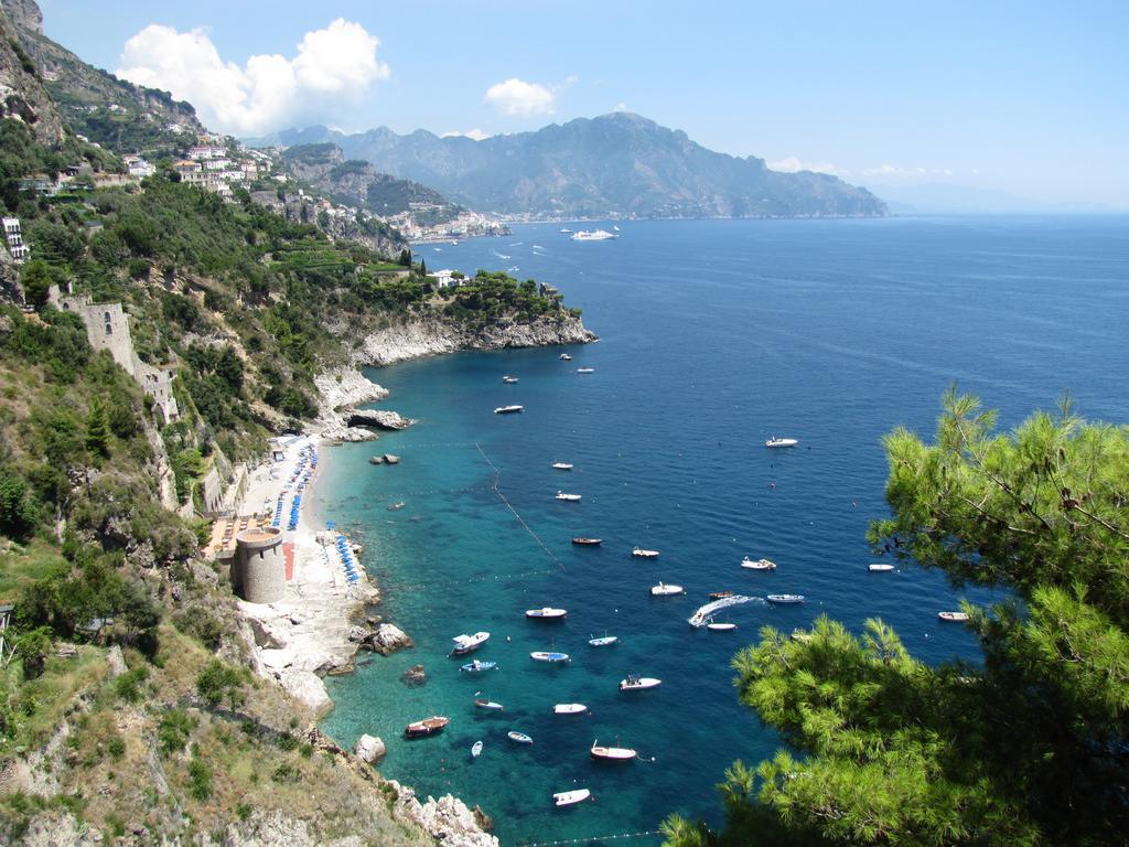 Villa Amalfi 51 Con Vista Mare, Giardino E Terrazze Conca dei Marini Habitación foto